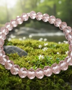 Rose Quartz Crystal Bracelet